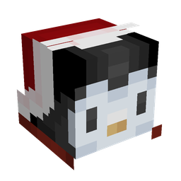 Black skin: head render