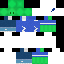 Blue skin: raw texture render