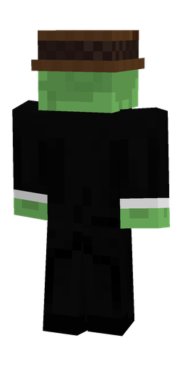 Black skin: body, back render