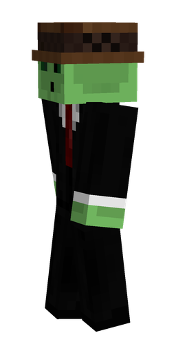 Black skin: body, left side render