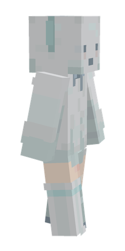 Blue skin: body, right side render