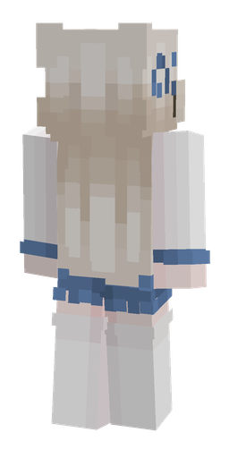 Orange skin: body, back render