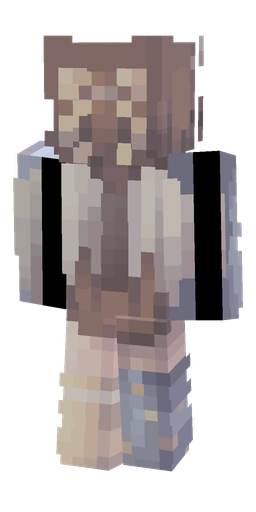Blue skin: body, back render