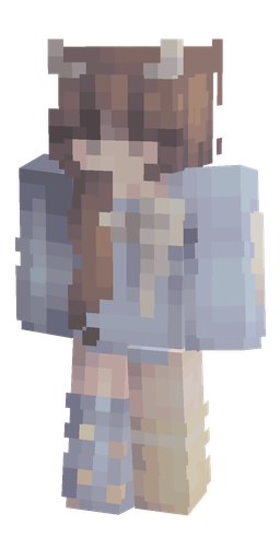 Blue skin: body, front render