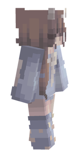 Blue skin: body, right side render