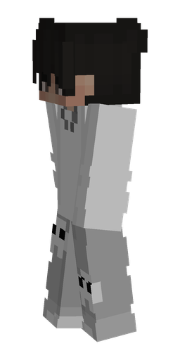 Black skin: body, left side render