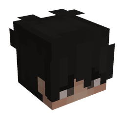 Black skin: head render