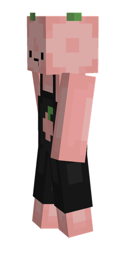 Black skin: body, left side render