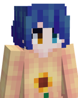 Blue skin: bust render