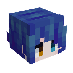 Blue skin: head render