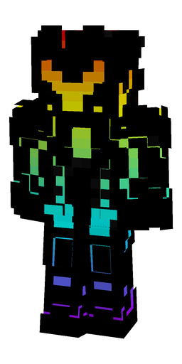 Black skin: body, front render