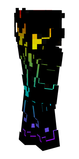 Black skin: body, left side render