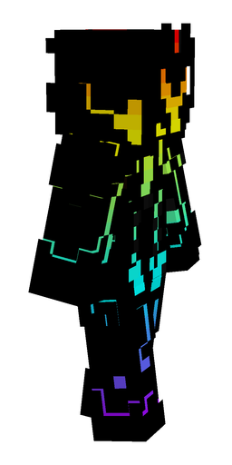 Black skin: body, right side render