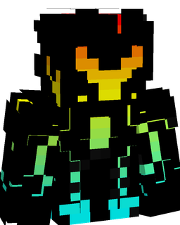 Black skin: bust render
