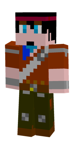 Black skin: body, front render