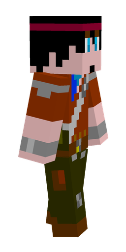 Black skin: body, right side render