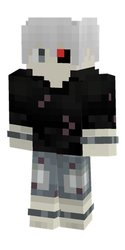 Black skin: body, front render