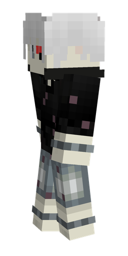 Black skin: body, left side render