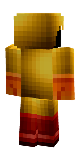 Brown skin: body, back render