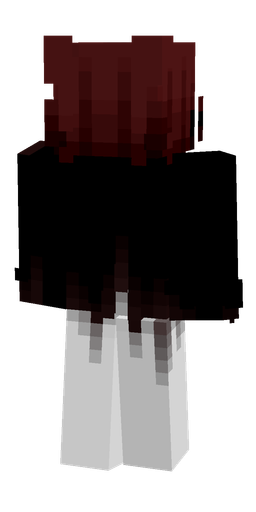 Black skin: body, back render
