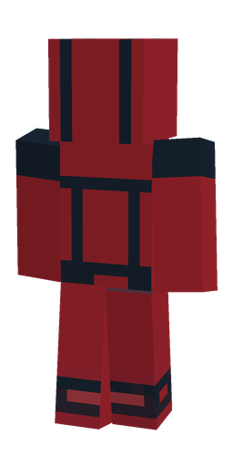 Blue skin: body, back render
