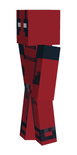 Blue skin: body, left side render