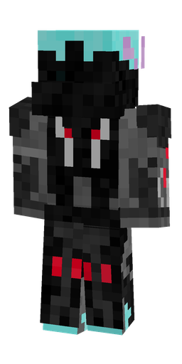 Black skin: body, back render