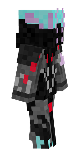 Black skin: body, right side render