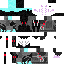 Black skin: raw texture render