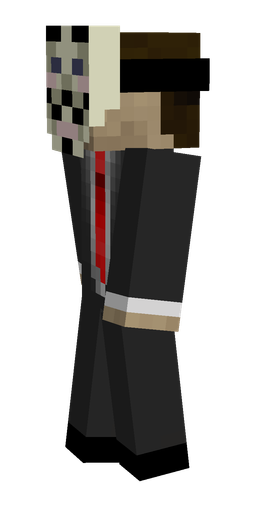 Black skin: body, left side render