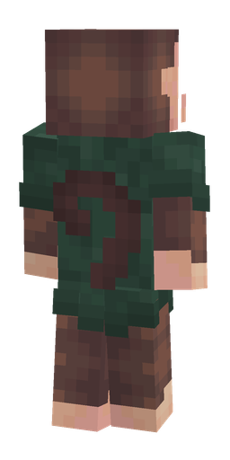 Green skin: body, back render