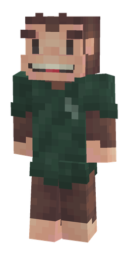 Green skin: body, front render