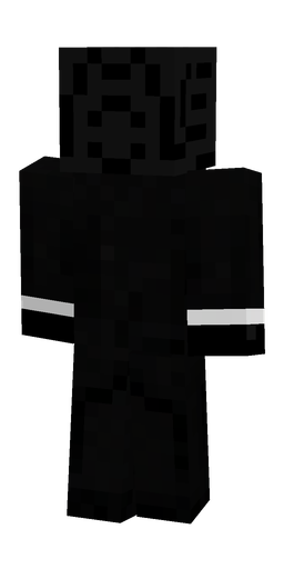 Black skin: body, back render