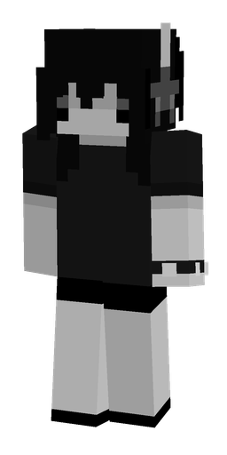 Black skin: body, front render