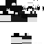 Black skin: raw texture render
