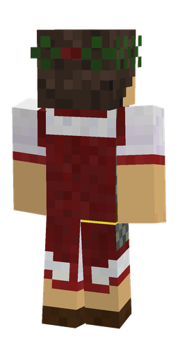 Brown skin: body, back render