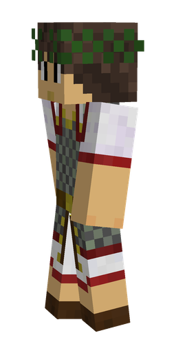 Brown skin: body, left side render