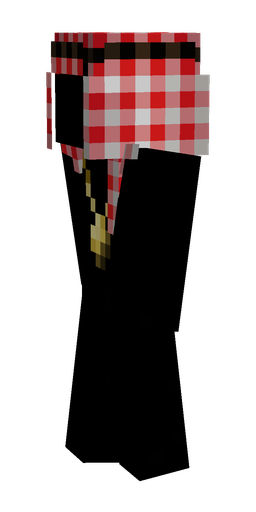 Black skin: body, left side render