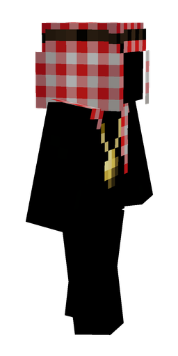 Black skin: body, right side render