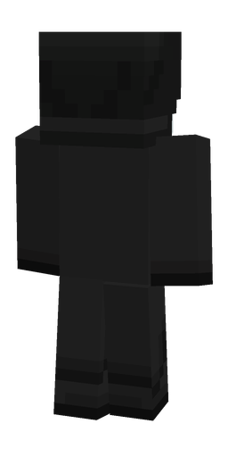 Black skin: body, back render