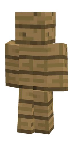 Brown skin: body, back render