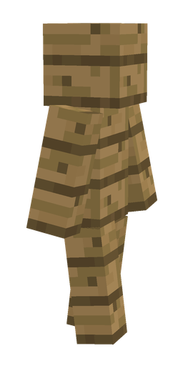Brown skin: body, right side render