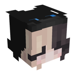 Black skin: head render