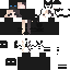 Black skin: raw texture render