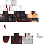Black skin: raw texture render