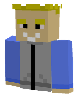 Blue skin: bust render