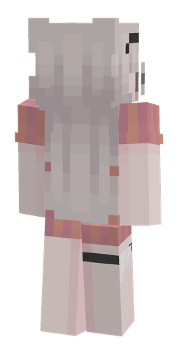 Pink skin: body, back render