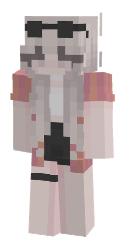 Pink skin: body, front render