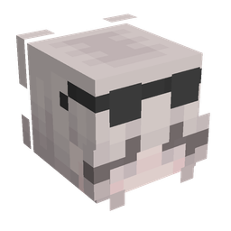 Pink skin: head render