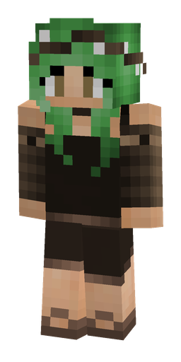 Brown skin: body, front render